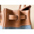 Hermes Birkin HSS 25 Togo and Canvas Gold(37) Gold Hardware Blue and Brown