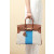 Hermes Birkin HSS 35 Barenia and Canvas Gold(37) Gold Hardware Brown