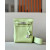 Hermes 24/24 Mini 21 Evercolor And Swift Craie (10) And Gris Asphalte(M8)Gold Hardware Light Green