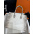 Hermes Kelly Cut 31 Swift Nior (89) Gold Hardware White