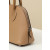 Hermes Bolide Mini Clemence Caremel (28) Palladium Hardware Dark Beige