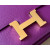 Hermes Constance 19 Ostrich Anemone (P9) Gold Hardware Purple