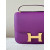 Hermes Constance 19 Ostrich Anemone (P9) Gold Hardware Purple