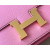Hermes Constance 19 Epsom Jaune Amber(9D) Palladium Hardware Pink