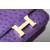 Hermes Constance 19 Ostrich Vert Vertigo (U4) Palladium Hardware Dark Purple