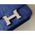 Hermes Constance 19 Matte Alligator Gris Perle(80) Palladium Hardware Dark Blue