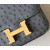 Hermes Constance 19 Matte Alligator Nior (89) Gold Hardware Dark Grey