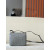 Hermes Constance 19 Ostrich Blue Glacier (8U) Gold Hardware Dark Grey