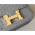 Hermes Constance 19 Ostrich Blue Glacier (8U) Gold Hardware Dark Grey