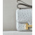 Hermes Constance 19 Ostrich Graphite (88) Gold Hardware White