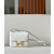 Hermes Constance 19 Ostrich Gris Agate (82) Gold Hardware White