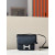 Hermes Constance 19 Ostrich Terre Cuite (94) Palladium Hardware Black