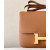 Hermes 24/24 Mini 21 Evercolor And Swift Craie (10) Palladium Hardware Brown