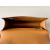 Hermes Kelly Pochette Lizard Blue Saphir (73) Palladium Hardware Brown