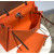 Hermes 24/24 Mini 21 Evercolor And Swift Gris Perle (80) Palladium Hardware Orange