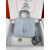 Hermes 24/24 Mini 21 Evercolor And Swift Rouge Piment (5X) Gold Hardware Light Blue
