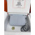Hermes 24/24 Mini 21 Evercolor And Swift Rouge Piment (5X) Gold Hardware Light Blue