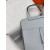 Hermes 24/24 Mini 21 Evercolor And Swift Rouge Piment (5X) Gold Hardware Light Blue