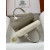 Hermes 24/24 Mini 21 Evercolor And Swift Sesame (2S) And Feu(9J)Gold Hardware White