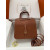 Hermes 24/24 Mini 21 Evercolor And Swift Vert Fizz (0S) Palladium Hardware Brown