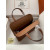 Hermes 24/24 Mini 21 Evercolor And Swift Vert Fizz (0S) Palladium Hardware Brown