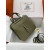 Hermes Herbag Zip 31 Nior (89) Palladium Hardware Olive Green