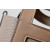 Hermes Hermes Halzan 25 Clemence Azur (7R) Palladium Hardware Brown