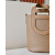 Hermes Hermes Halzan 25 Clemence Azur (7R) Palladium Hardware Brown