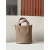 Hermes Hermes Halzan 25 Clemence Craie (10) Gold Hardware Brown