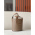 Hermes Hermes Halzan 25 Clemence Craie (10) Gold Hardware Brown