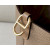 Hermes Hermes Halzan 25 Clemence Craie (10) Gold Hardware Brown