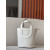 Hermes 24/24 Mini 21 Evercolor And Swift Nata (I2) And Gris Asphalte(M8)Gold Hardware White