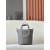 Hermes 24/24 Mini 21 Evercolor And Swift New Bleu Jean (D2) Gold Hardware Grey