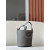 Hermes 24/24 Mini 21 Evercolor And Swift New Bleu Jean (D2) Gold Hardware Grey
