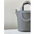 Hermes 24/24 Mini 21 Evercolor And Swift New Bleu Jean (D2) Gold Hardware Grey