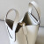 Hermes Kelly Pochette Matte Alligator Mauve Pale (09) Palladium Hardware White