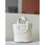Hermes Birkin Hac a Dos PM Backpack Togo Vert Gris (C6) Palladium Hardware White