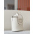 Hermes Birkin Hac a Dos PM Backpack Togo Vert Gris (C6) Palladium Hardware White