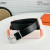 Hermes Half Cod 38 reversible leather belt leather strap 38 mm with silver buckle in black