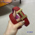 Hermes Mini Constance belt buckle & Reversible leather strap 24 mm in pink and red