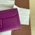 Hermes Kelly Mini Ostrich Lime (9R) Palladium Hardware Dark Purple