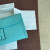 Hermes Hermes Halzan 25 Clemence Nior (89) Gold Hardware Lake Blue
