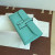 Hermes Hermes Halzan 25 Clemence Nior (89) Gold Hardware Lake Blue