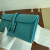Hermes 24/24 Mini 21 Evercolor And Swift Cuivre (6C) Palladium Hardware Blue