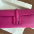 Hermes Hermes Halzan HSS 25 Clemence Alezan (3G) And Sesame(2S)Gold Hardware Hot Pink