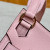 Hermes 24/24 Mini 21 Evercolor And Swift Bleu Frida OF (OF) Gold Hardware Pink