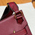 Hermes 24/24 Mini 21 Evercolor And Swift Etain (8F) Gold Hardware Burgundy Red