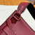 Hermes 24/24 Mini 21 Evercolor And Swift Etain (8F) Gold Hardware Burgundy Red