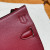 Hermes 24/24 Mini 21 Evercolor And Swift Etain (8F) Gold Hardware Burgundy Red