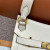 Hermes Jige Elan 29 Clutch Swift Jaune Poussin (1Z) White